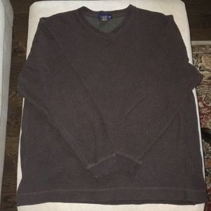 CLUB ROOM MENS V NECK LONG SLEEVE